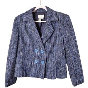 Chadwicks Blue Tweed Women's Jacket